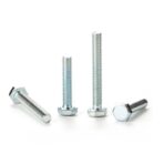 Hexagon head bolts White Zinc -1