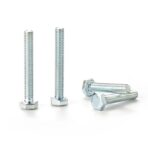 Hexagon head bolts White Zinc -2