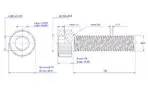 Hexagon-socket-knurled-heads-cap-screw-M24X130