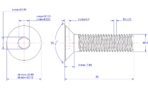 Hexagon-socket-countersunk-head-screw-M12X55