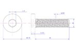 Hexagon-socket-ultra-low-flat-head-screw-M5X10mm-dk12