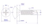 Cross-Recess-Countersunk-Self-Drilling-Screw-M5.5X55