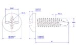Cross-Recess-Pan-Head-Self-Drilling-Screw-M3.9X35
