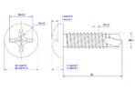 Cross-Recess-Pan-Head-Self-Drilling-Screw-M6.3X22