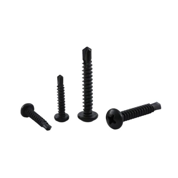 Cross-Recess-Pan-Head-Self-Drilling-Screw-black-1