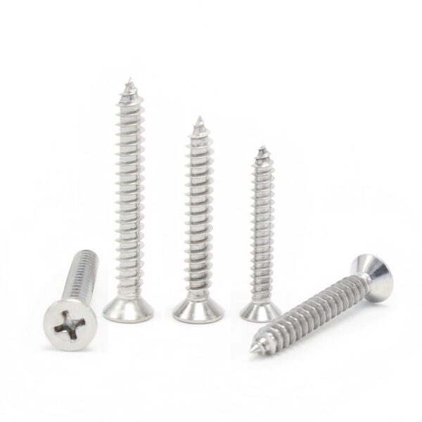 Cross-Recessed-Flat-Head-Self-Tapping-Screw-304-1