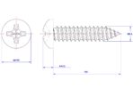 Cross-Recessed-Pan-Head-Self-Tapping-Screw-M5.5X100