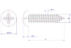 Cross-Recessed-Pan-Head-Self-Tapping-Screw-M6X14