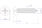 Cross-Recessed-Pan-Head-Self-Tapping-Screw-M6X35