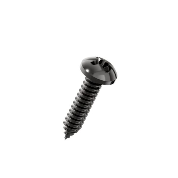 Cross-Recessed-Pan-Head-Self-Tapping-Screw-black