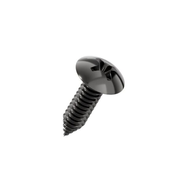 Cross-Recessed-Truss-Head-Self-Tapping-Screw-black