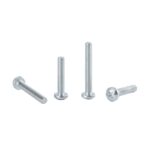 Cross-recess-pan-head-screw-White-zinc-2