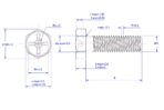 Cross-recessed-hexagon-bolt-M3X8
