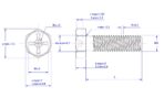 Cross-recessed-hexagon-bolt-M4X5