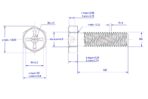 Cross-recessed-hexagon-bolt-M6X100