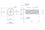 Cross-recessed-hexagon-bolt-M6X60