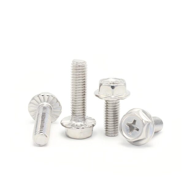 Cross-recessed-hexagon-flange-bolt-serrated-304-1