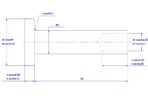 Flat-Head-Semi-Tubular-Rivet-M3X60