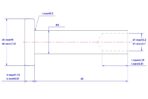 Flat-Head-Semi-Tubular-Rivet-M4X40