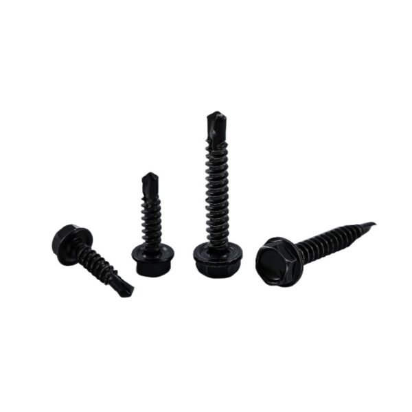 Hex-Flange-Self-Drilling-Screw-Black-1
