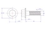 Hexagon-flange-bolt-Serrated-M10X60