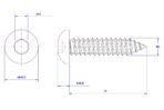 Hexagon-socket-pan-head-self-tapping-screw-M5X12