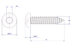 Hexagon-socket-pan-head-self-tapping-screw-M5X18