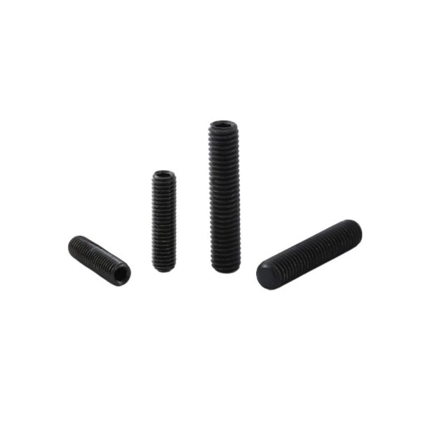 Hexagon-socket-set-screws-with-flat-point-Black-1