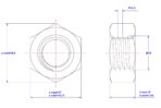 Hexagonal-nut-M10