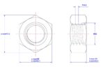 Hexagonal-nut-M42