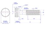 Knurled-thumb-screw-with-walsted-shank-M3X20