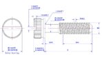 Knurled-thumb-screw-with-walsted-shank-M3X6