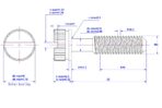 Knurled-thumb-screw-with-walsted-shank-M4X22