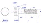 Knurled-thumb-screw-with-walsted-shank-M8X45