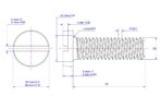 Slotted-cheese-head-screw-M3X14