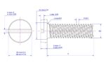 Slotted-cheese-head-screw-M3X6