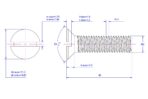 Slotted-countersunk-flat-head-screw-M6X45