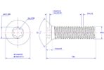Torx-countersunk-screw-M12X100