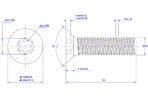 Torx-countersunk-screw-M12X35