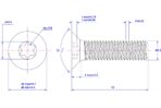 Torx-countersunk-screw-M2.5X10