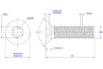Torx-countersunk-screw-M2.5X20
