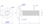 Torx-countersunk-screw-M3X5