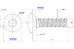 Torx-countersunk-screw-M4X18