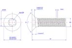 Torx-countersunk-screw-M4X22