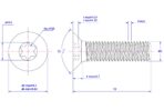 Torx-countersunk-screw-M5X10