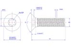 Torx-countersunk-screw-M5X14