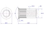Countersunk-Head-Knurled-Riveted-Nut-M12