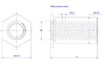 Flat-Head-Hexagonal-Self-Clinching-Nut-M2X4