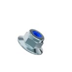 Hexagonal-Flanged-Nylon-Lock-Nut-white