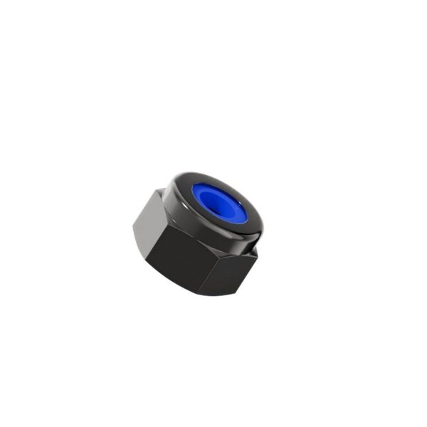 Hexagonal-Nylon-Lock-Nut-Black